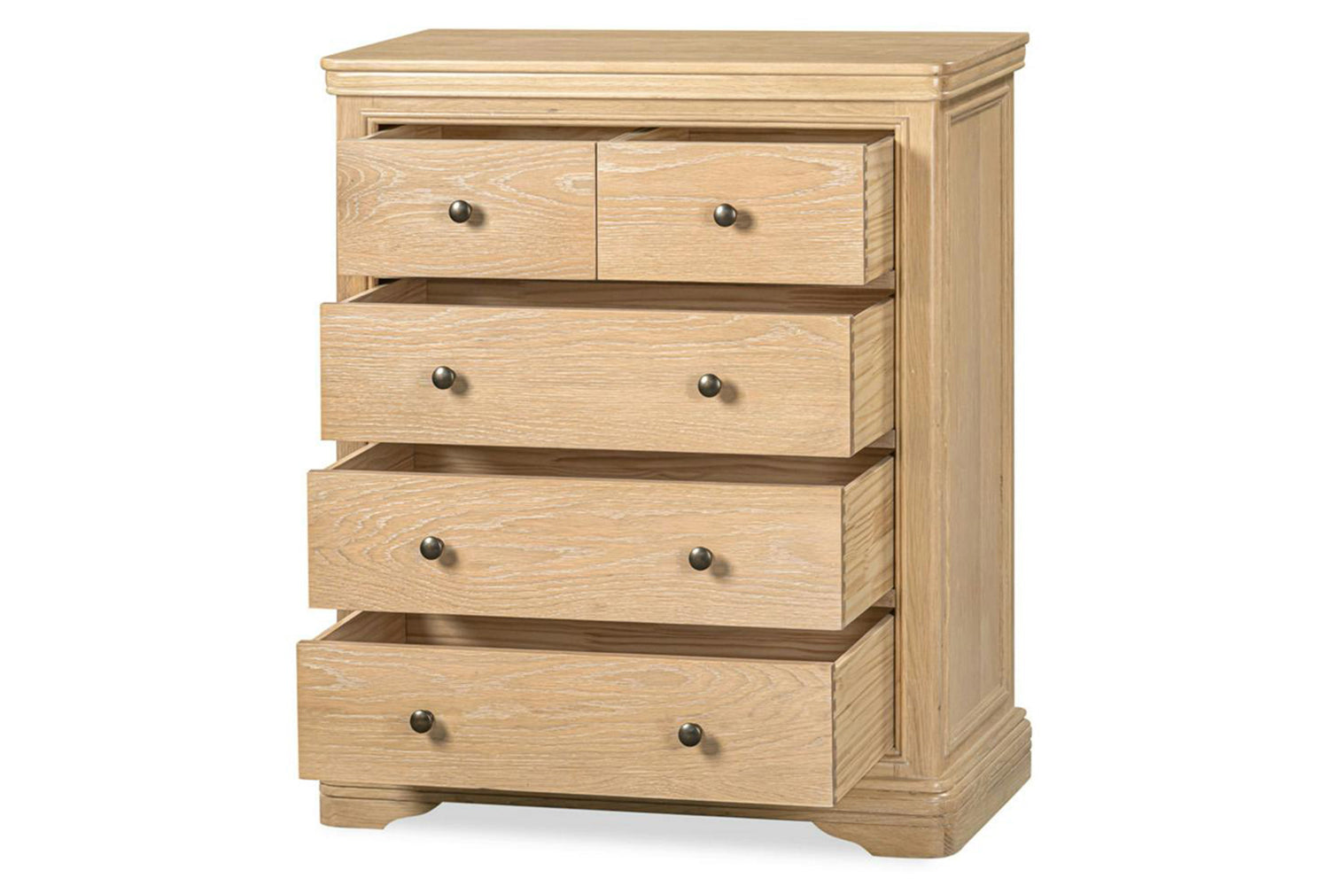Montreal Chest Of Drawer | 5 Drawer | Natural-6