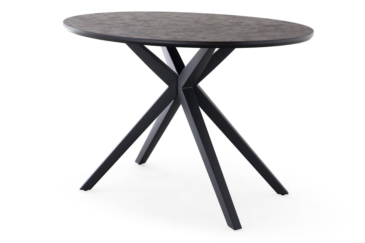 Montana Oval Dining Table | 120 Cm | Vintage Brown-2