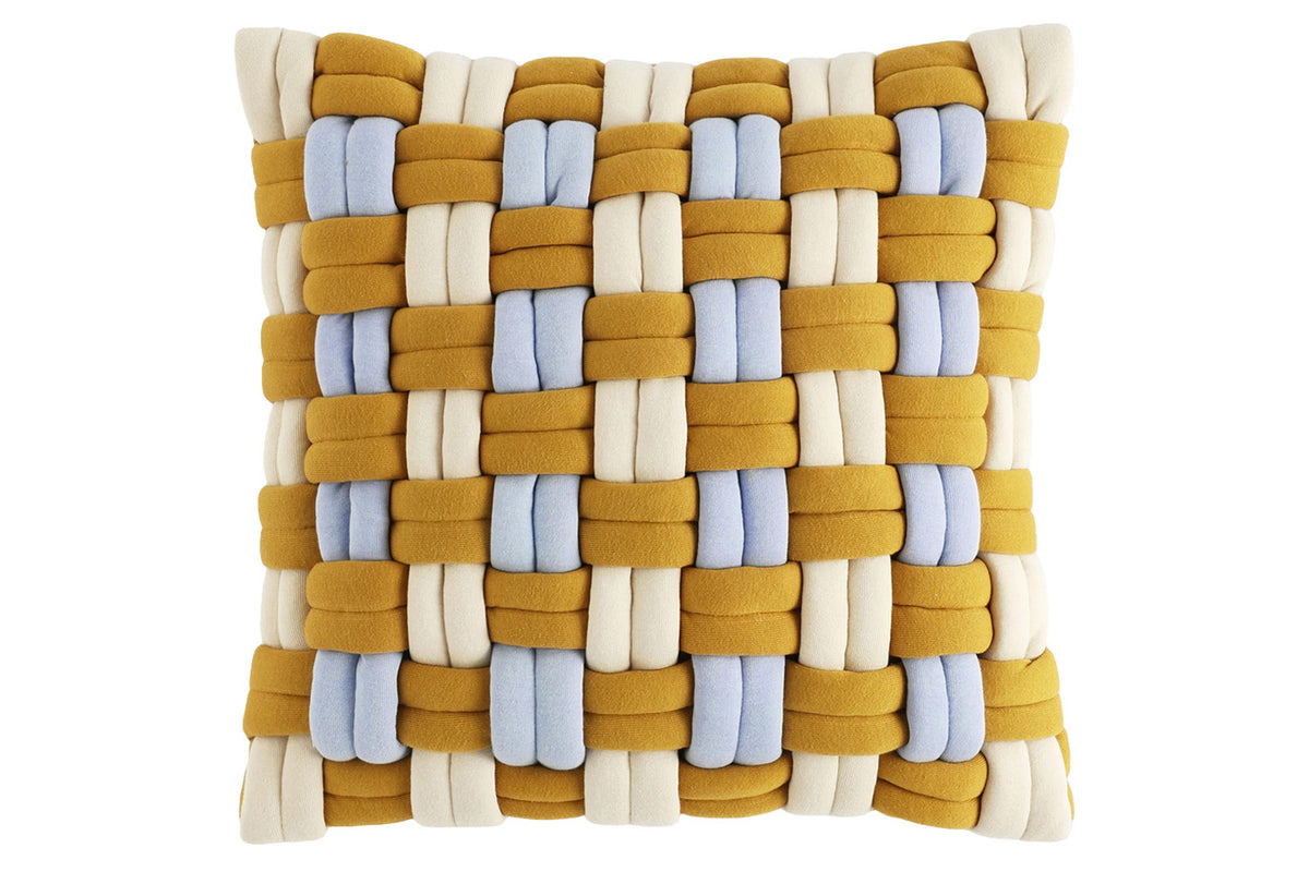 Morven Lattice Cushion | Orche | 45 x 45 cm