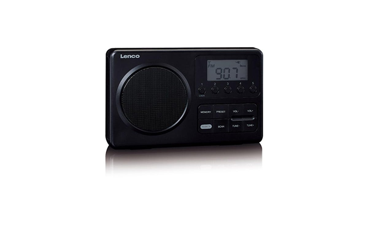 Lenco | Portable FM Radio | Audio Equipment | Black-2