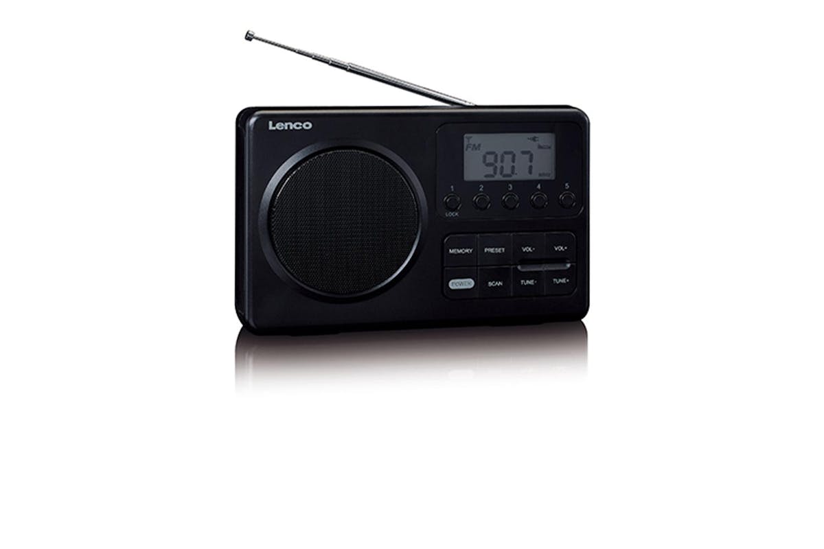 Lenco | Portable FM Radio | Audio Equipment | Black-5