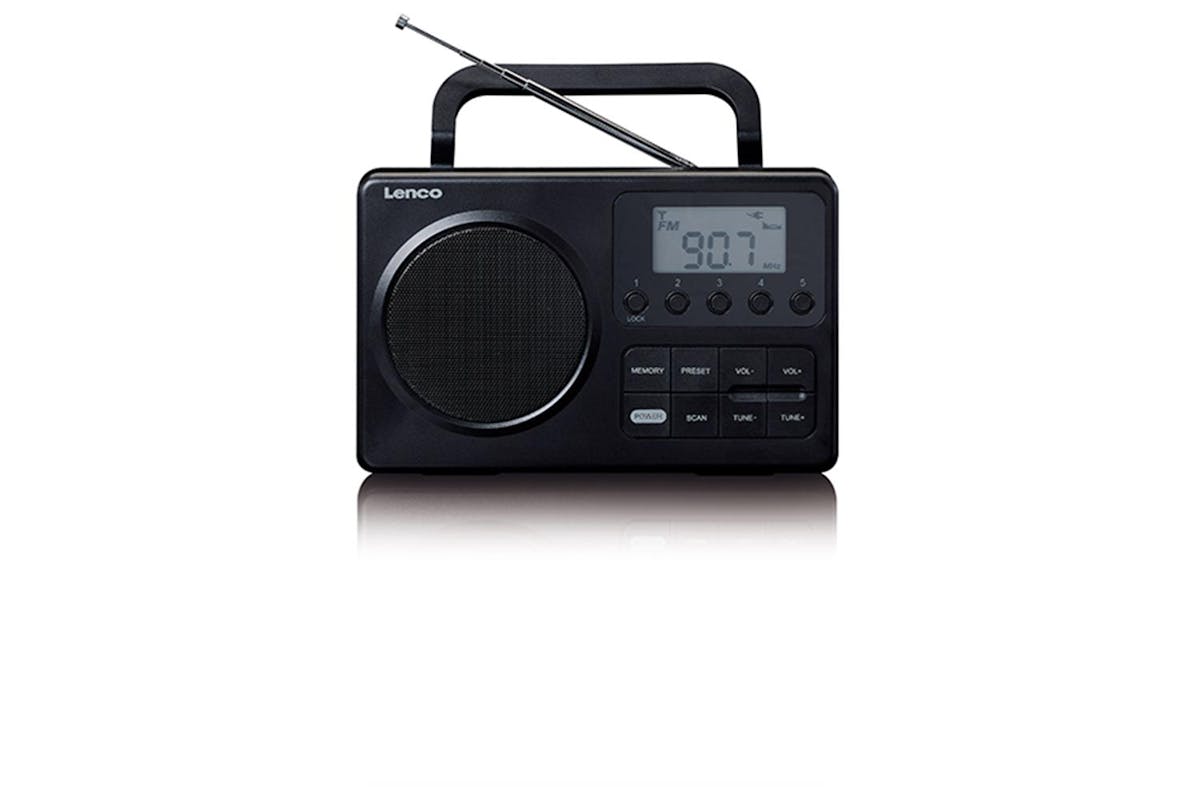 Lenco | Portable FM Radio | Audio Equipment | Black-6