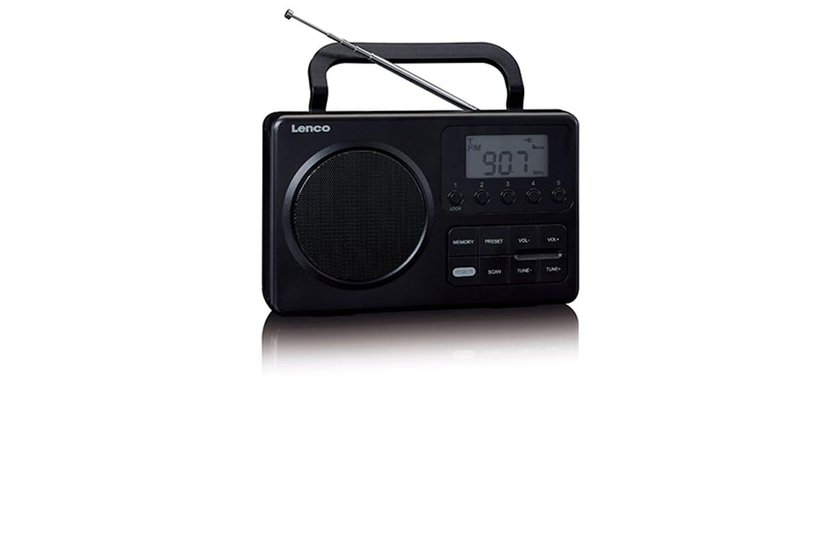 Lenco | Portable FM Radio | Audio Equipment | Black-7