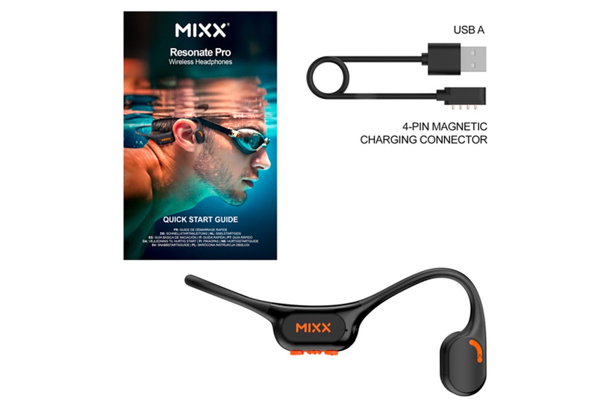 Mixx Resonate Pro Bone Conduction Open-Ear Wireless Headphones | MRES-PR-BK-511-4
