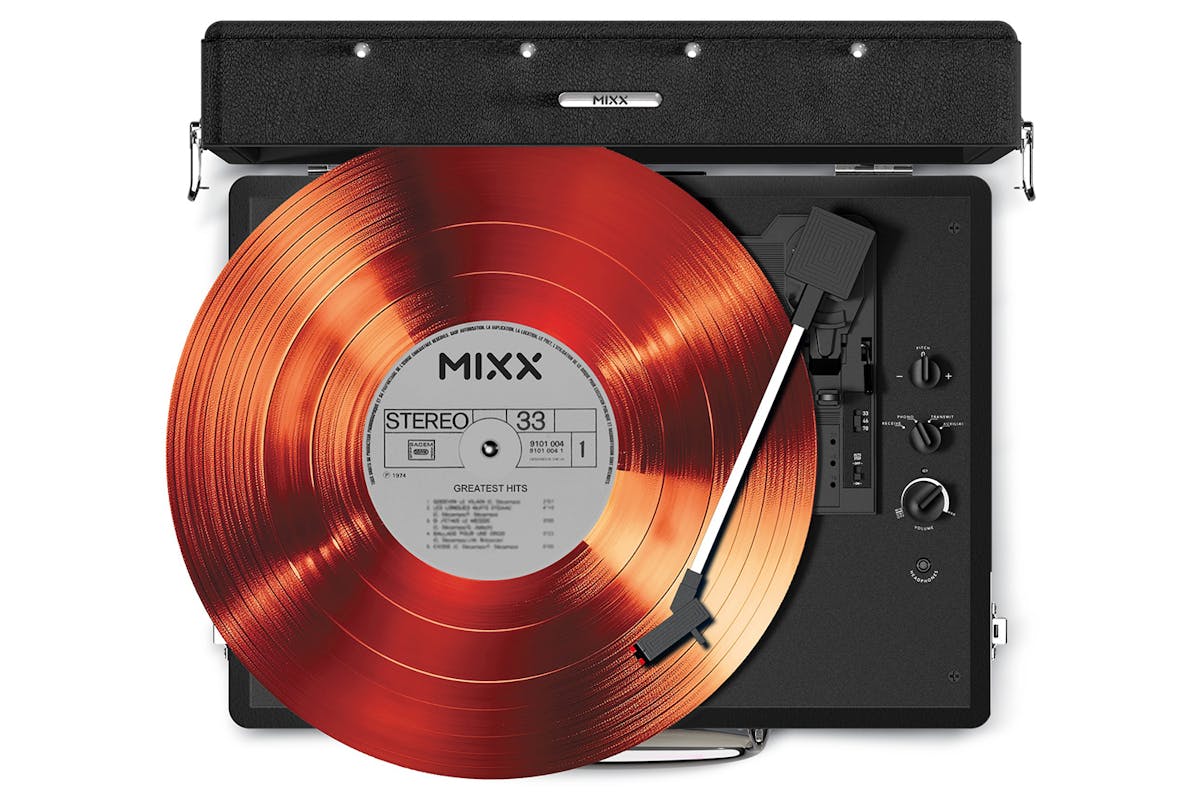 Mixx Revival 55 Vinyl Record Player | MRRP-55-BK-460 | Black-2