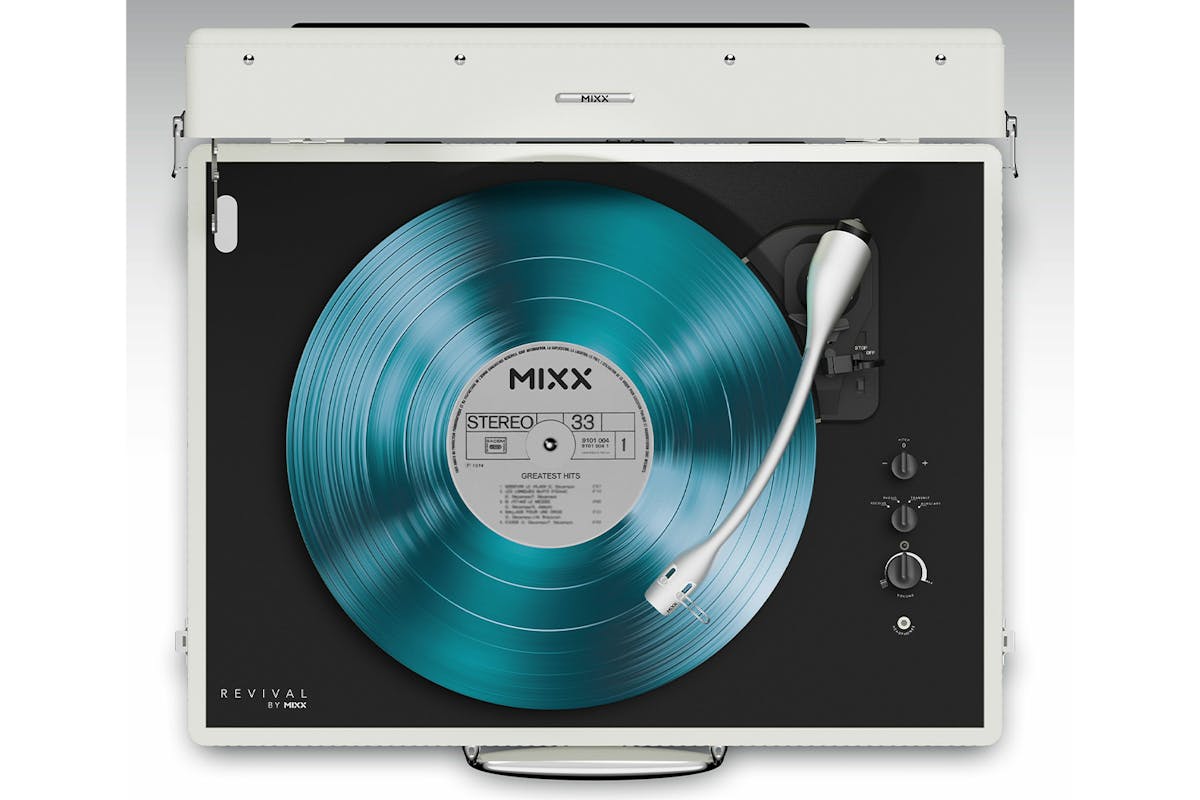 Mixx Revival 65 Vinyl Record Player | MRRP-65-CM-464 | Cream-9