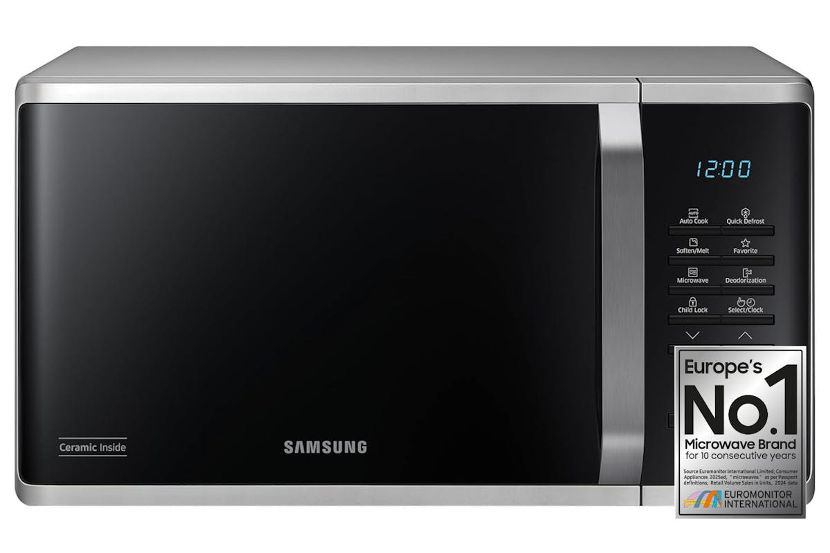 Samsung 23L 800W Freestanding Microwave Oven | MS23K3523AS/EU | Silver-2