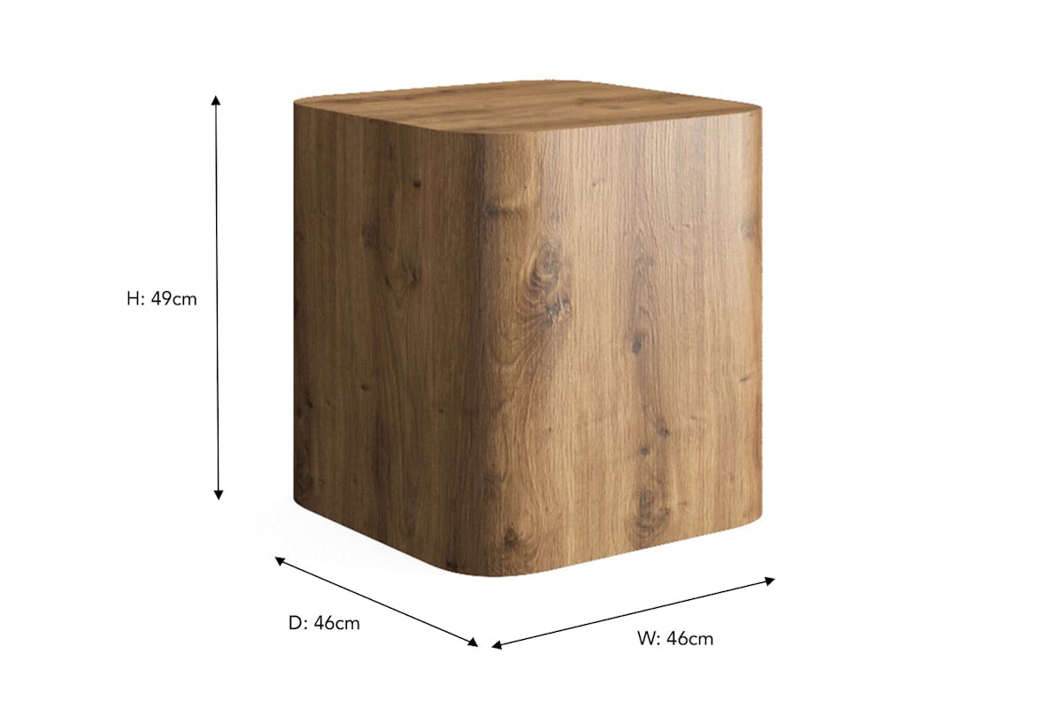 Walter Lamp Table | Natural-3