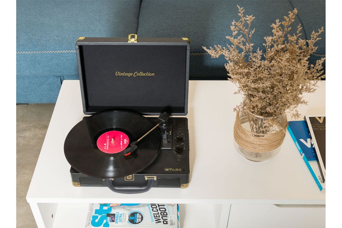 Muse Turntable Stereo System | MT-103GD-USB-6