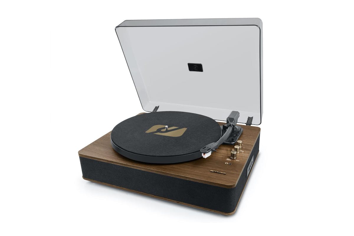 Muse Stereo Turntable | Wooden | Usb Port 2x5w-2