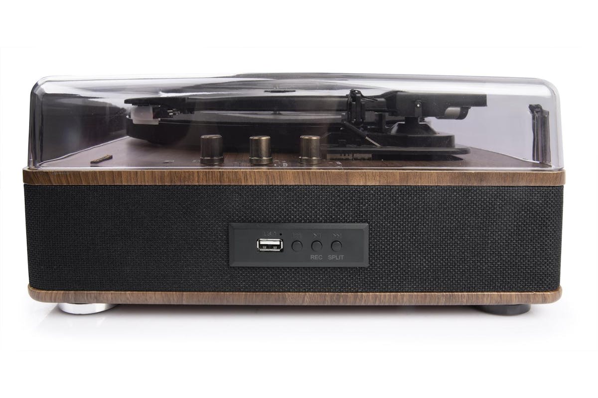 Muse Stereo Turntable | Wooden | Usb Port 2x5w-4