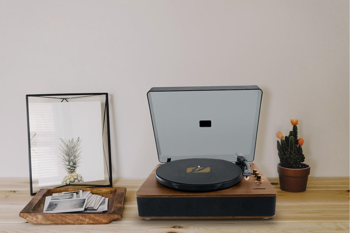Muse Stereo Turntable | Wooden | Usb Port 2x5w-6
