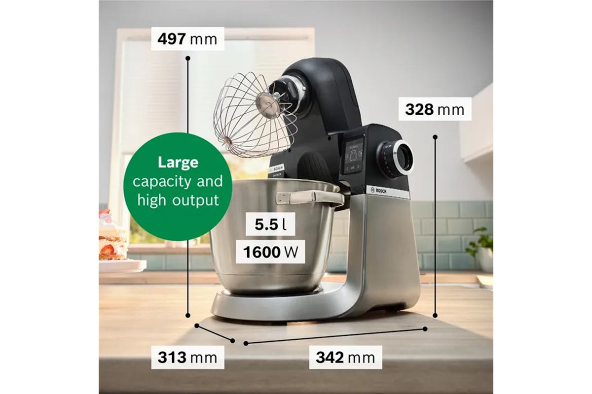 Bosch Series 6 Stand Mixer with Scale | MUMS6ZM00G | Black-7