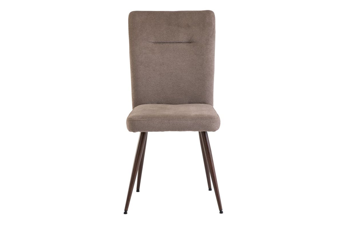 Murano Dining Chairs | Fabric | Brown | Set of 2