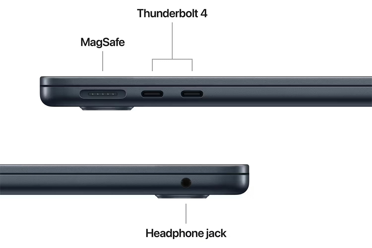 MacBook Air 13.6" | M4 | 10-Core CPU | 16GB | 512GB | Midnight (2025)-5