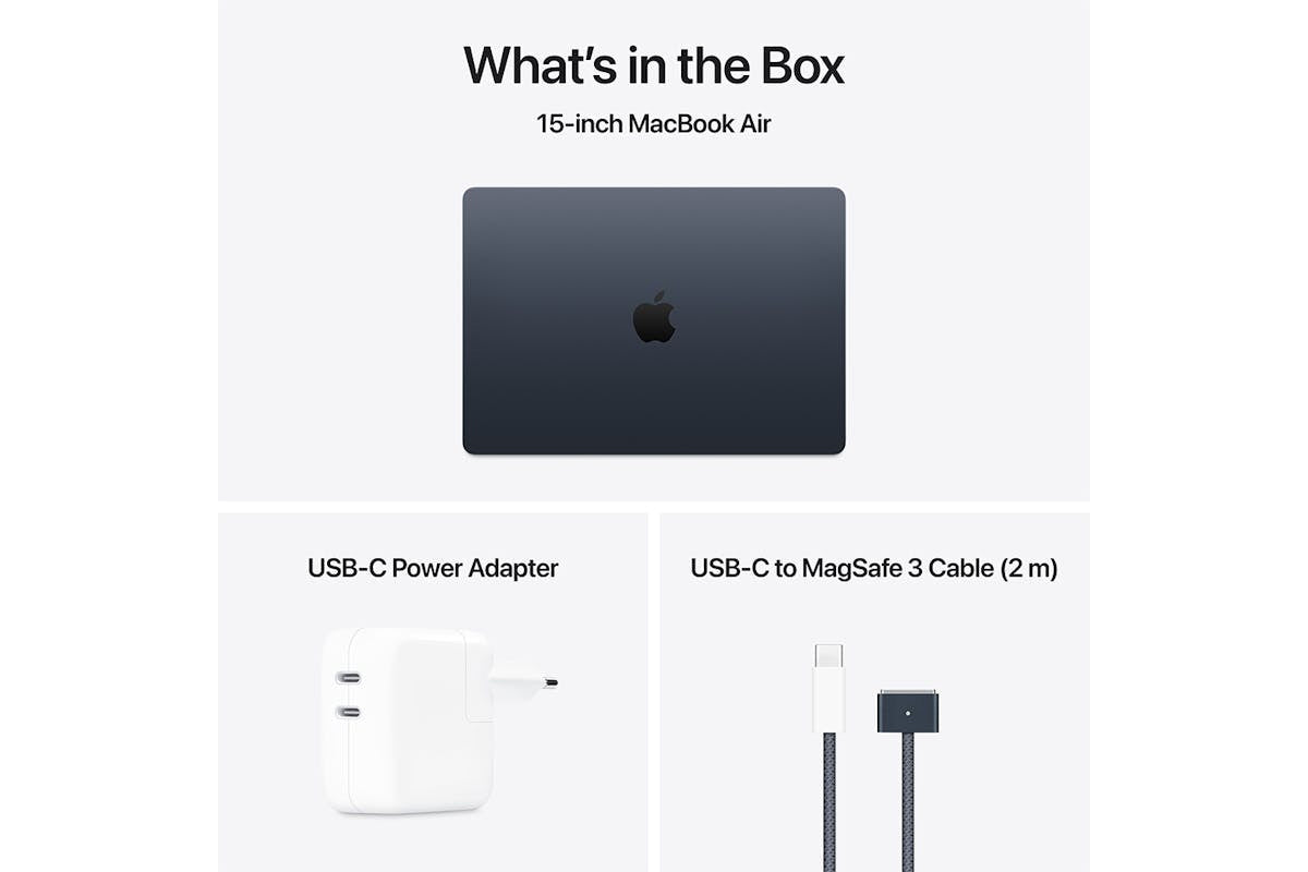 MacBook Air 15.3" | M4 | 10-Core CPU | 16GB | 256GB | Midnight (2025)-11