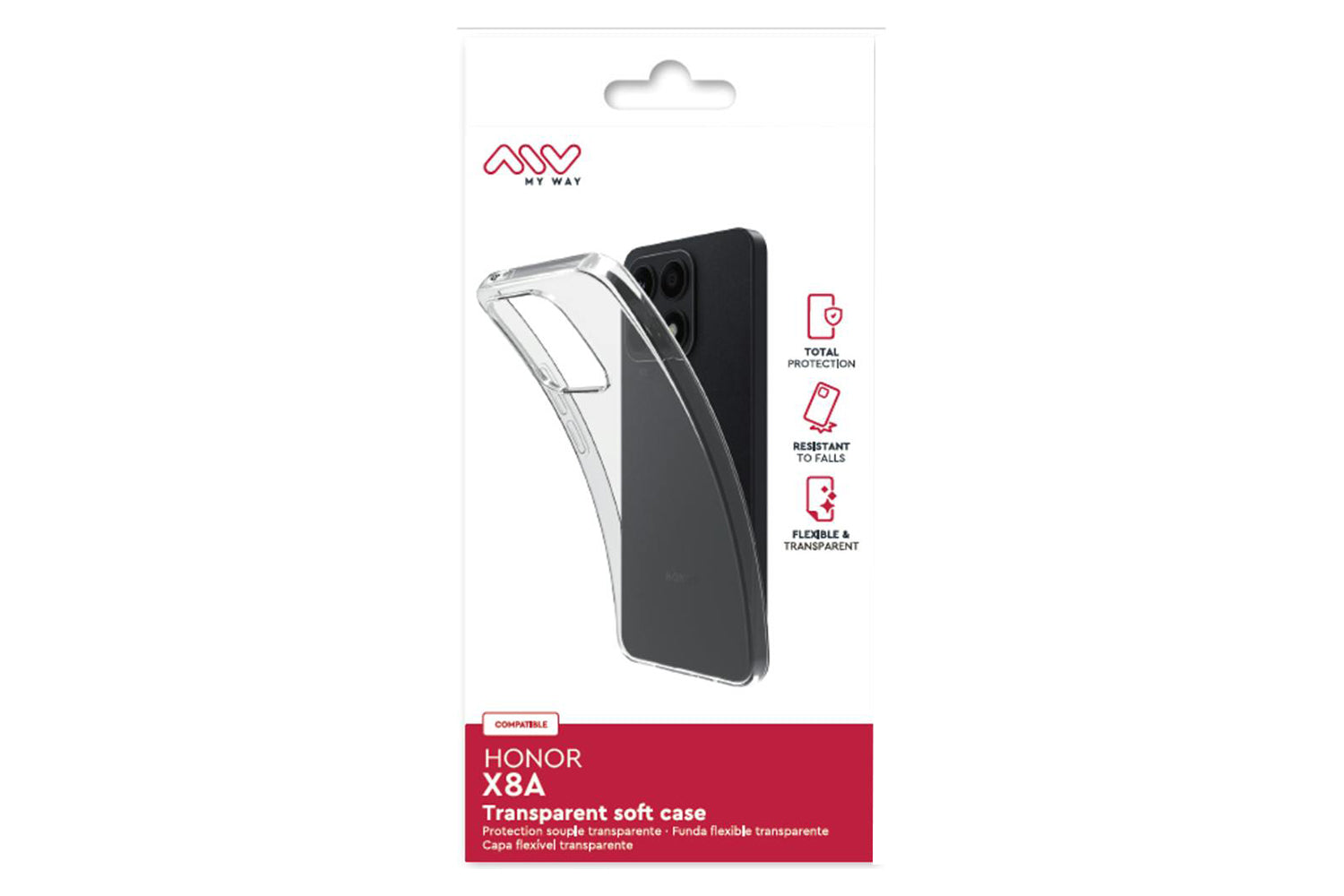 My Way Honor X8a Transparent Soft Case