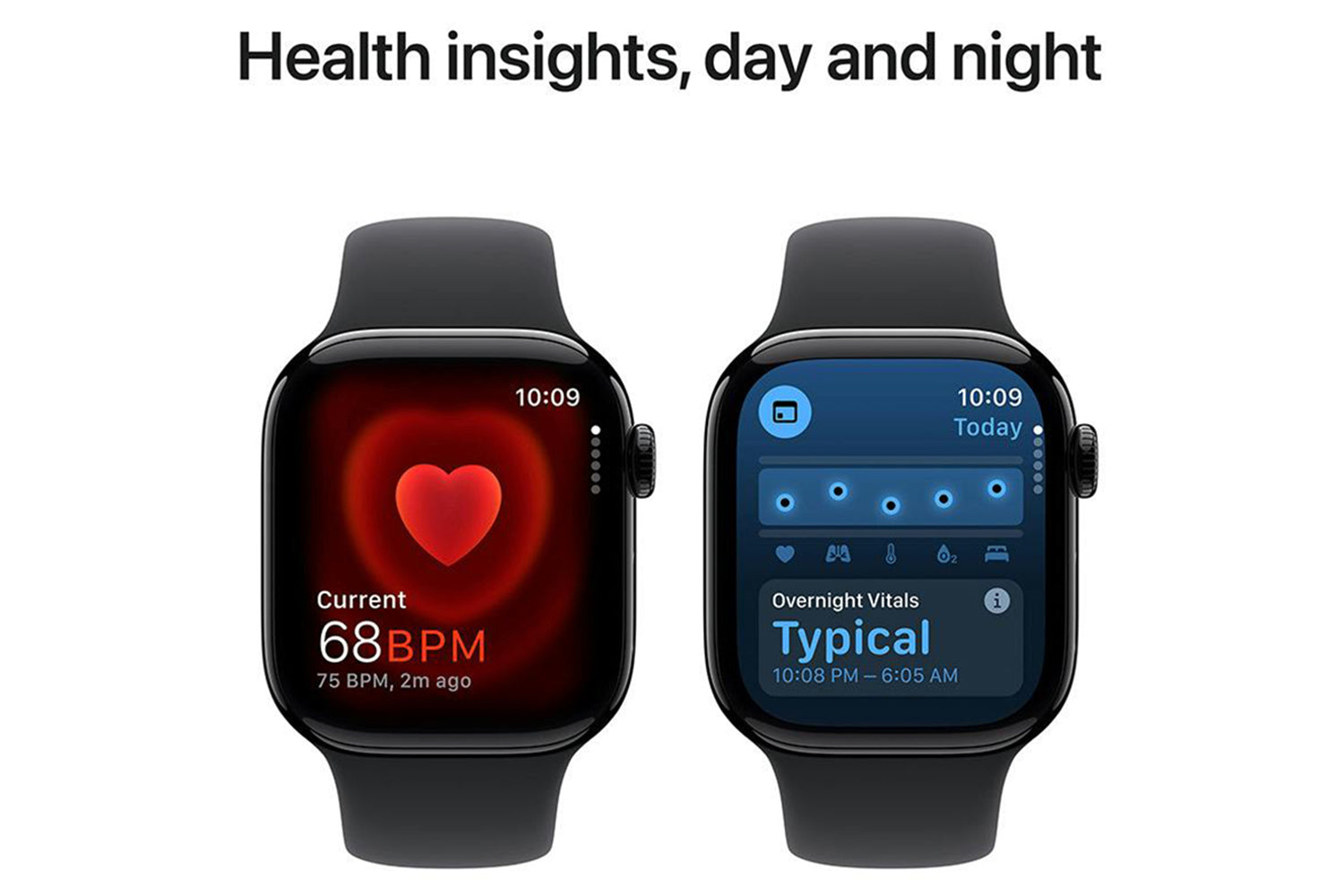 Apple Watch Series 10 | 42mm | Jet Black Aluminium Case Black Sport Band S/M-5