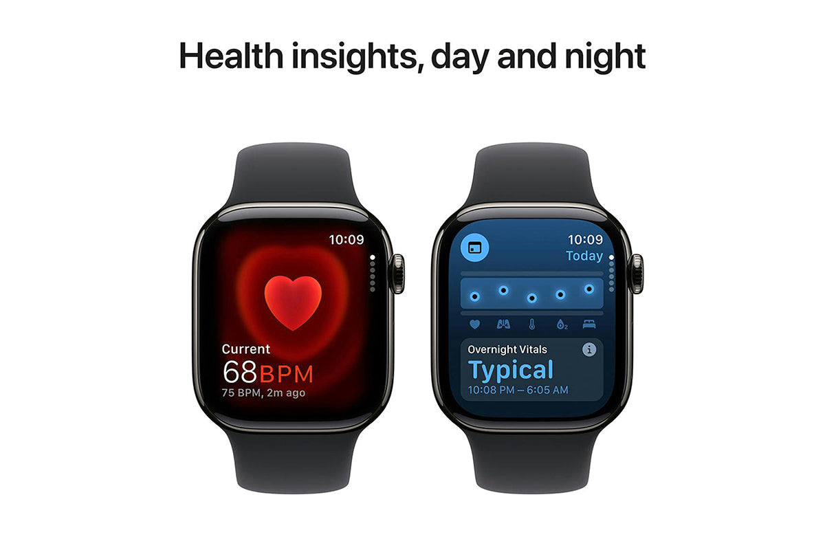 Apple Watch Series 10 GPS + Cellular | 42mm | Slate Titanium Case with Black Sport Band M/L-5