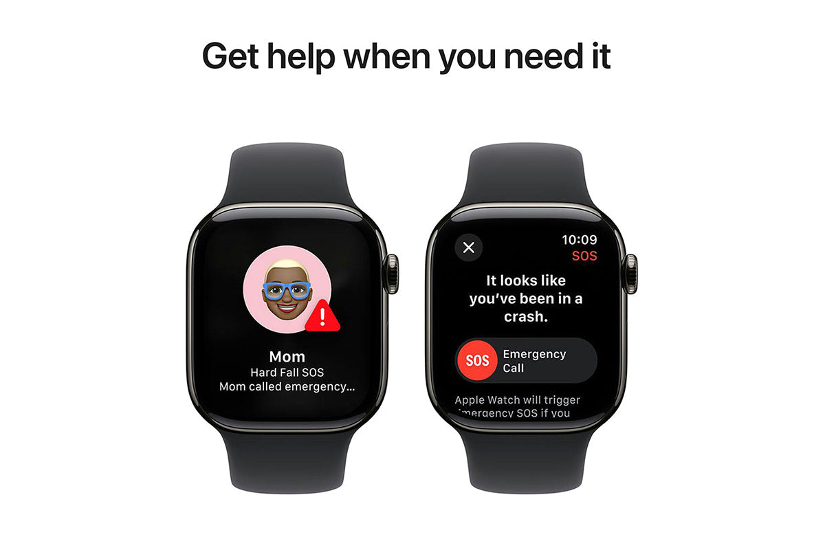 Apple Watch Series 10 GPS + Cellular | 42mm | Slate Titanium Case with Black Sport Band M/L-6