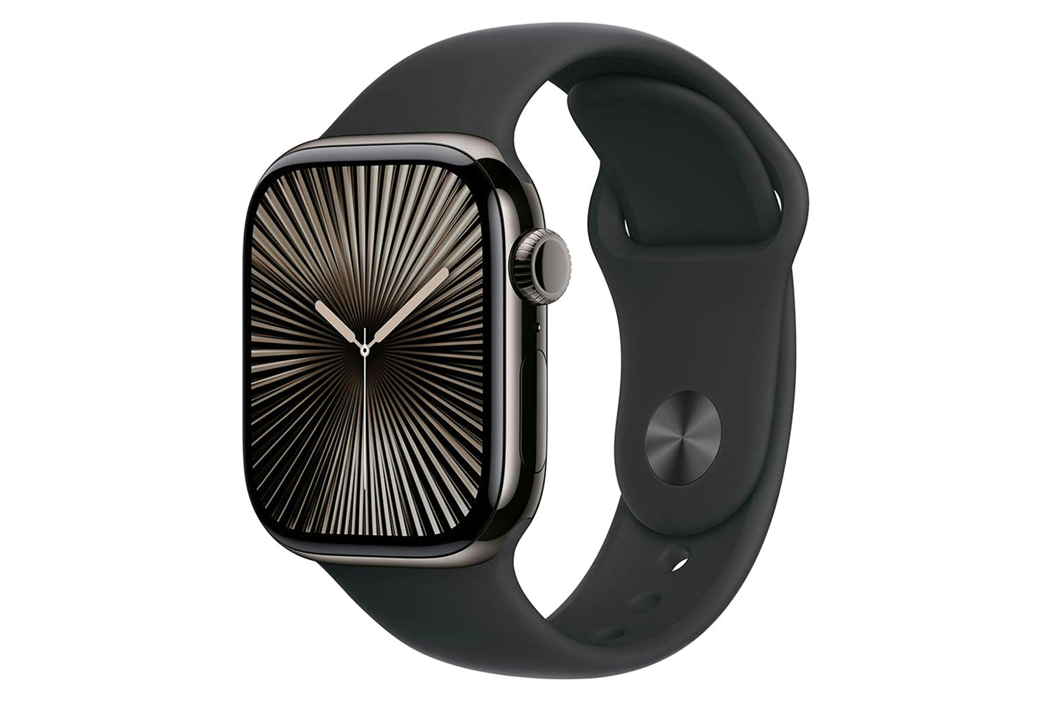 Apple Watch Series 10 GPS + Cellular | 42mm | Slate Titanium Case with Black Sport Band M/L-10