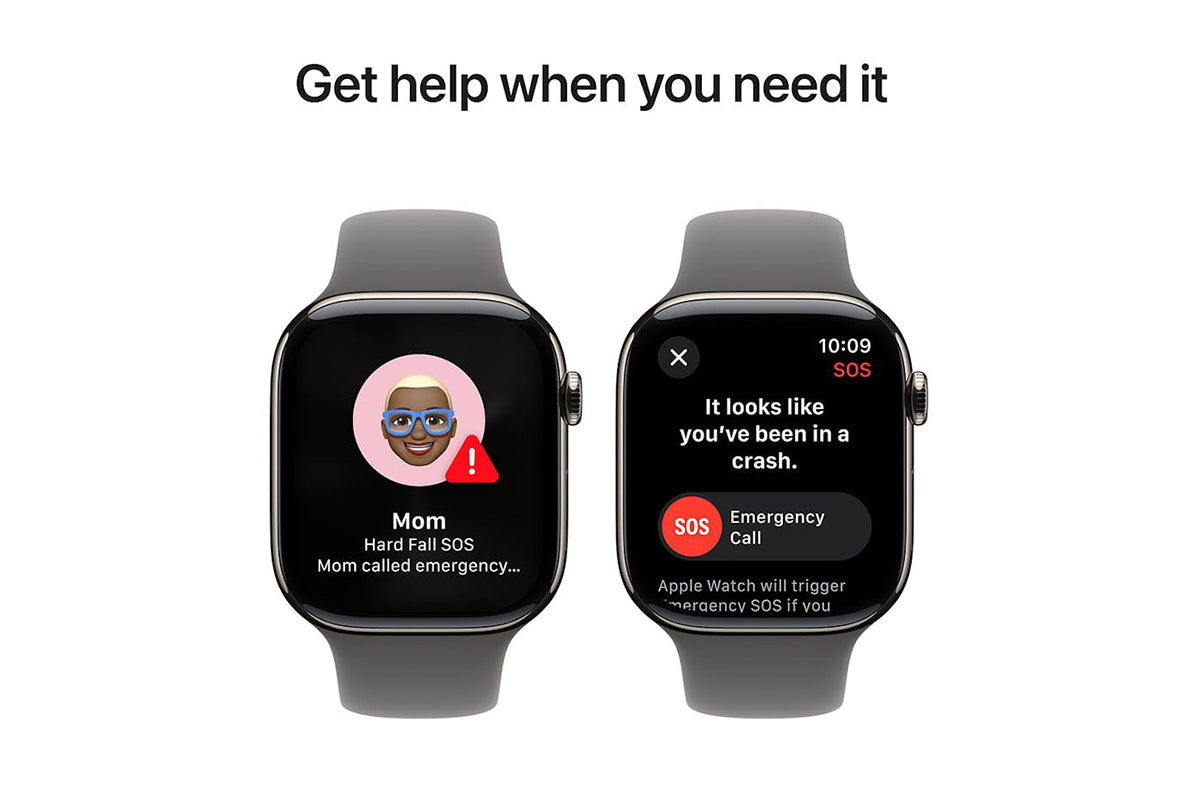 Apple Watch Series 10 GPS + Cellular | 46mm | Natural Titanium Case with Stone Grey Sport Band M/L-6