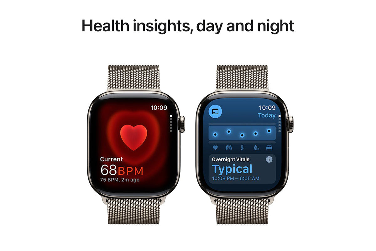 Apple Watch Series 10 GPS + Cellular | 46mm | Natural Titanium Case with Natural Milanese Loop M/L-5