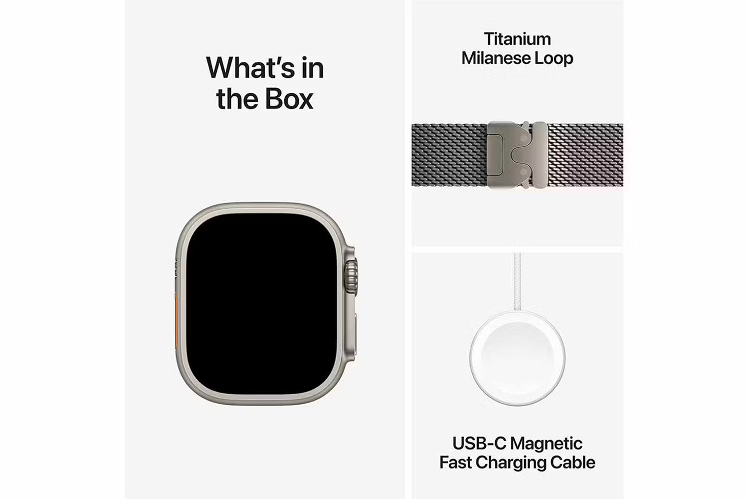 Apple Watch Ultra 2 GPS + Cellular | 49mm | Natural Titanium Case with Natural Titanium Milanese Loop Small-7