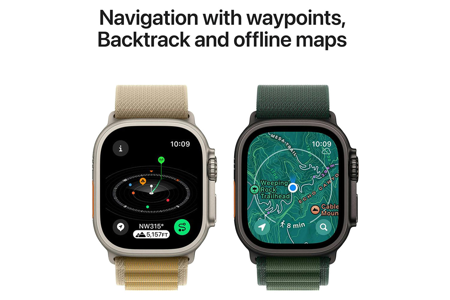 Apple Watch Ultra 2 GPS + Cellular | 49mm | Black Titanium Case with Black Titanium Milanese Loop Small-7