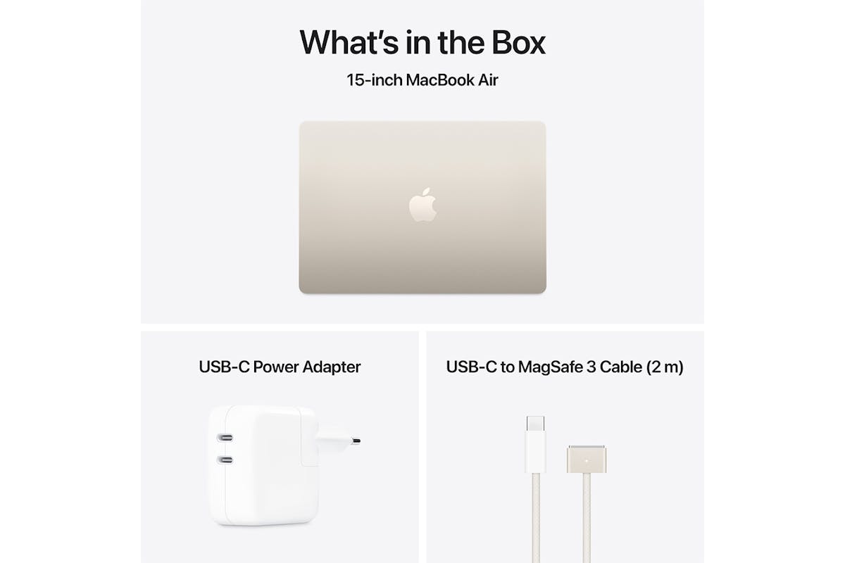 MacBook Air 15.3" | M4 | 10-Core CPU | 24GB | 512GB | Starlight (2025)-22