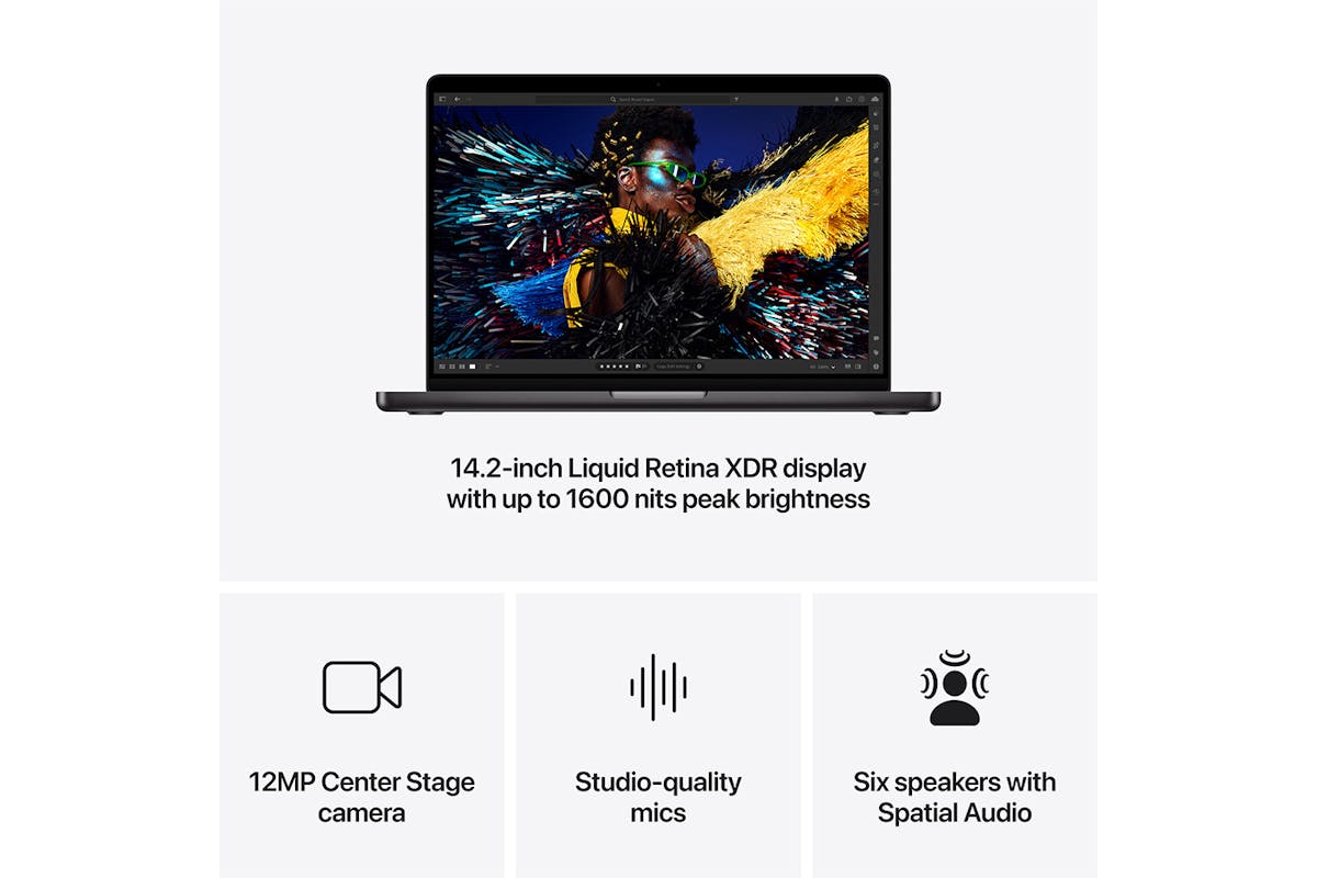 MacBook Pro 14.2" | M4 | 10-Core GPU | 16GB | 512GB | Space Black-6