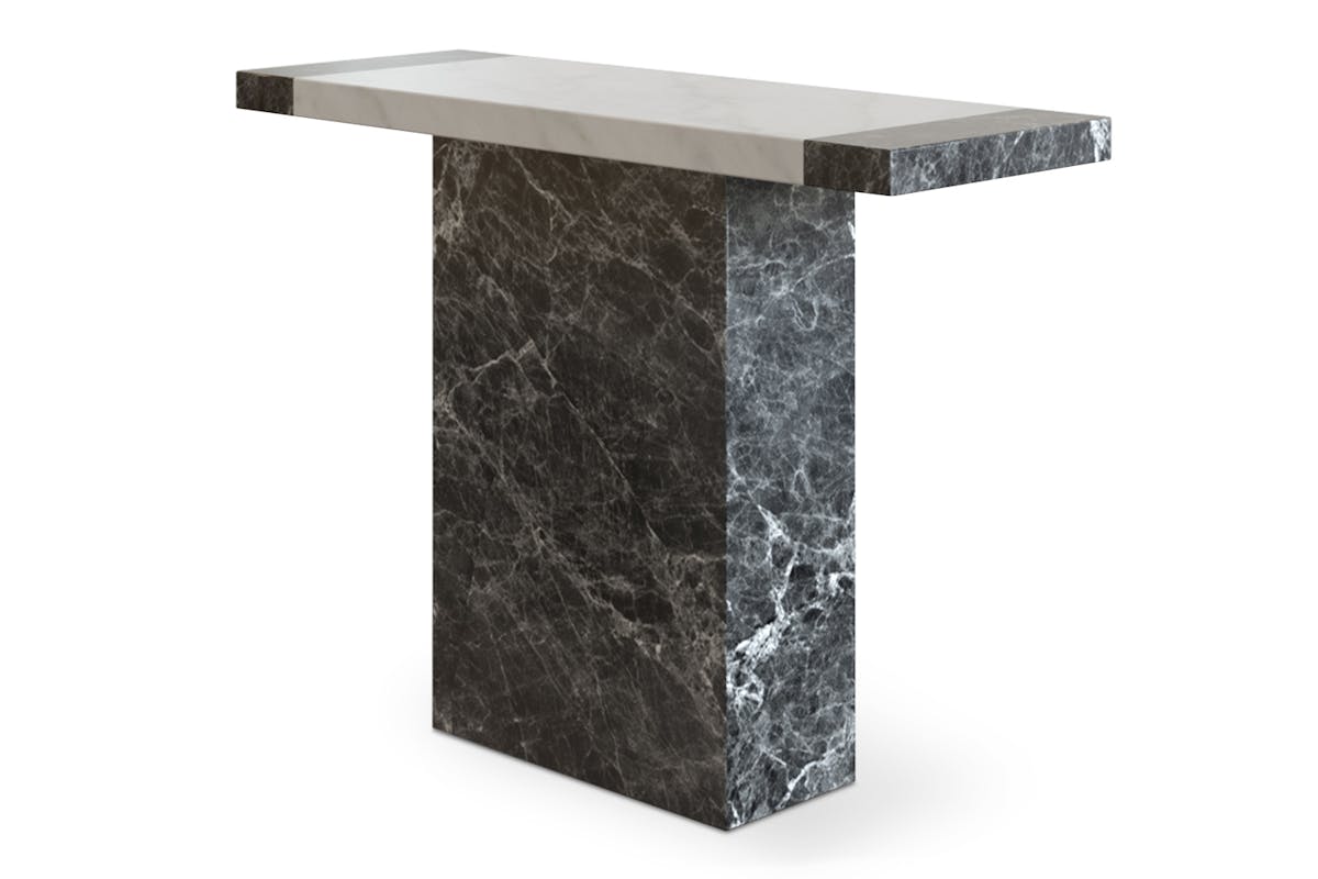 Mainz Console Table | Grey & White