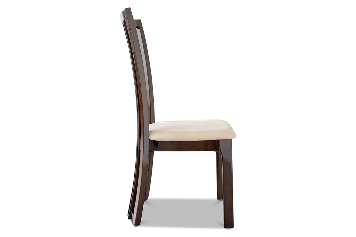 Mainz Dining Chair | Fabric | Brown-4