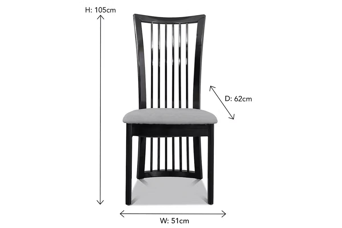 Mainz Dining Chair | Fabric | Grey-9