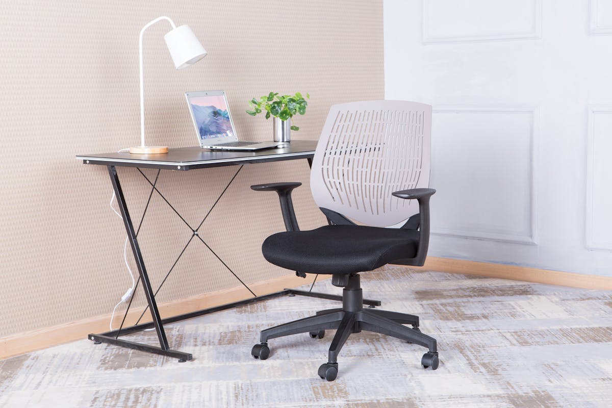 Dorel Malibu Office Chair | Grey-2