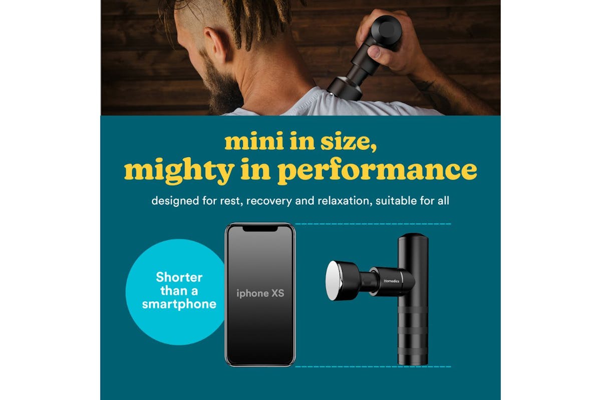 Homedics Myti Mini Massage Gun | Anthracite-2
