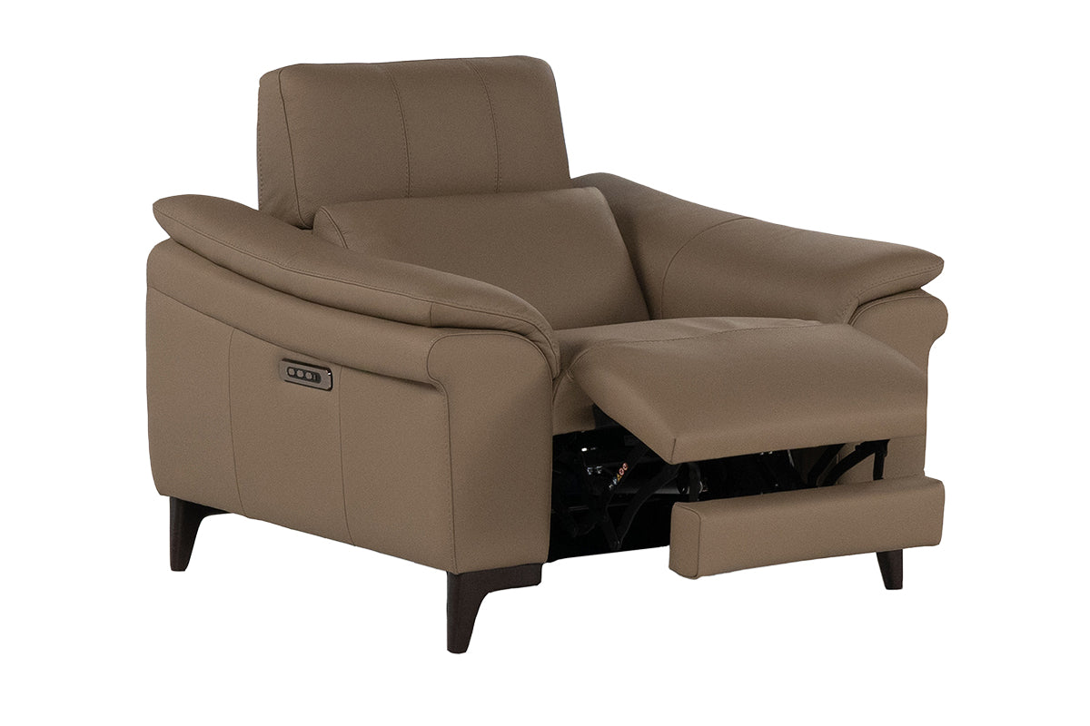 Mater Armchair | Power Recliner | Leather | Taupe-3