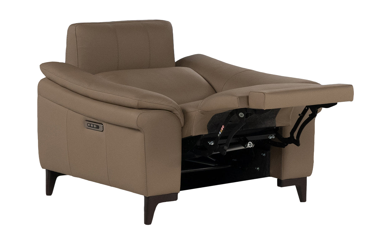 Mater Armchair | Power Recliner | Leather | Taupe-4