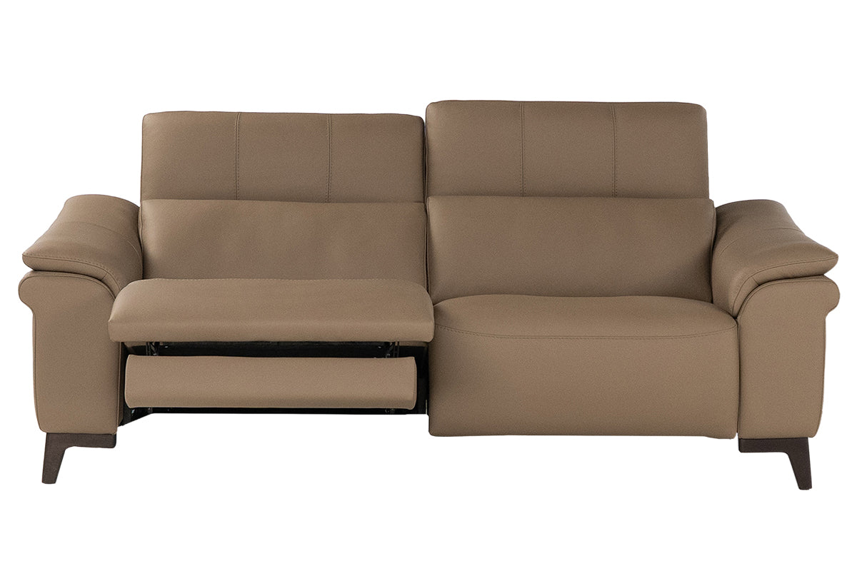 Mater 3 Seater Sofa | Leather | Taupe-4