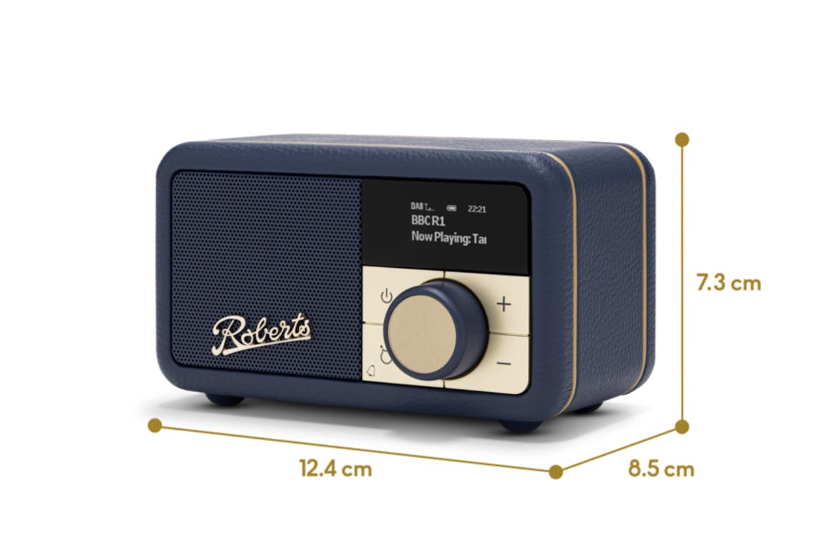 Roberts Revival Petite 2 FM Radio with Bluetooth | Midnight Blue-5