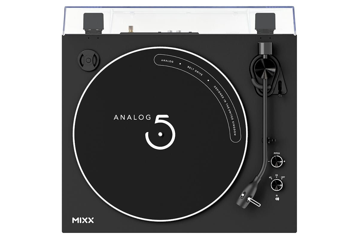 Mixx Analog 5 Stereo Vinyl Record Player | MARP-05-BK-468 | Black-3