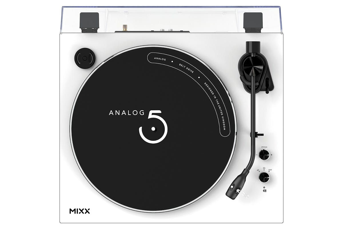 Mixx Analog 5 Stereo Vinyl Record Player | MARP-05-WH-469 | White-4