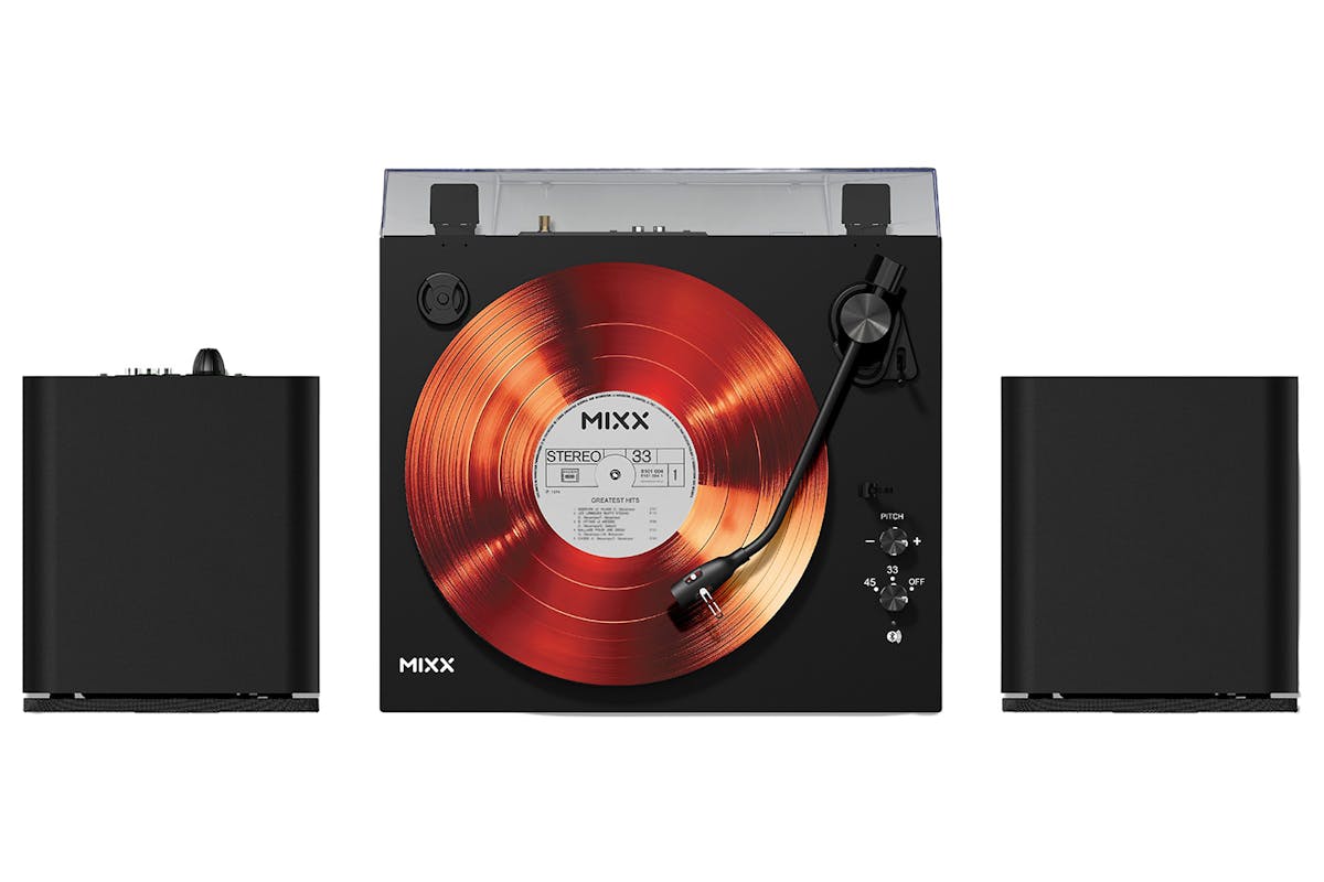 Mixx Analog System 5 Vinyl Record Player + Wireless Speakers | MAS-05-BK-488 | Black-6