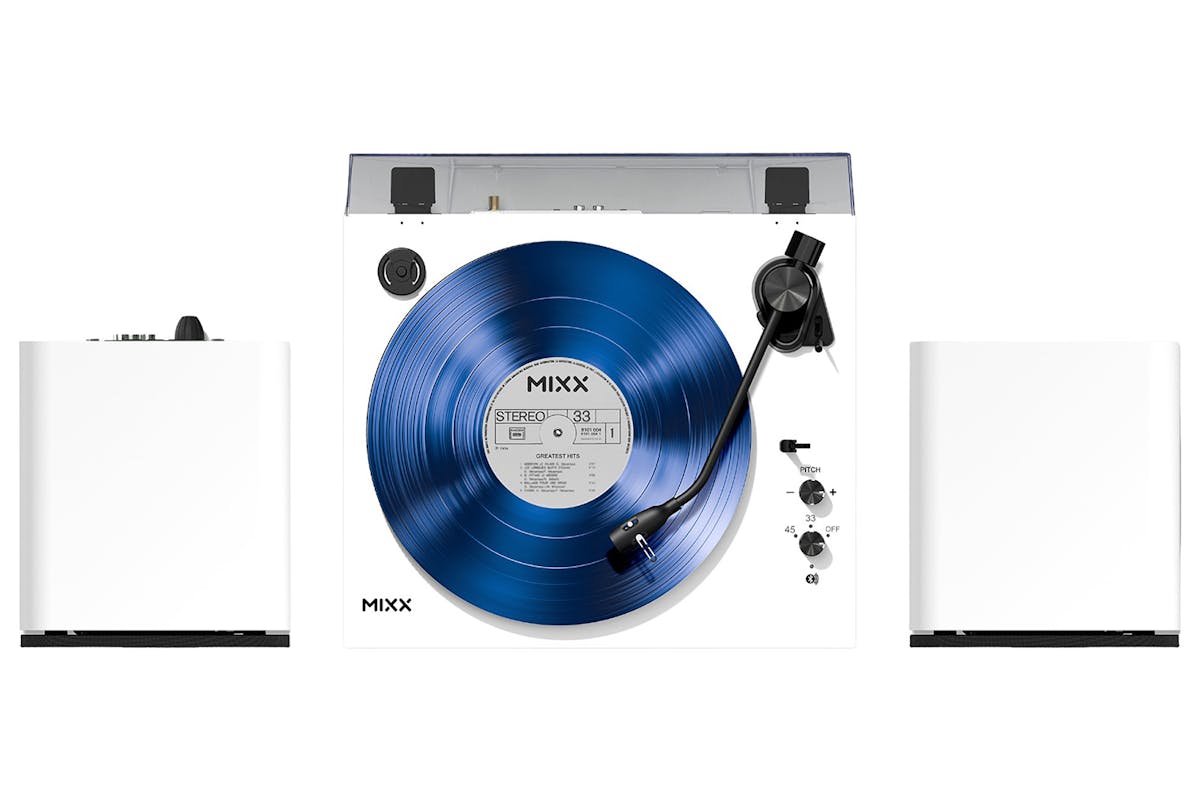 Mixx Analog System 5 Vinyl Record Player + Wireless Speakers | MAS-05-WH-489 | White-6