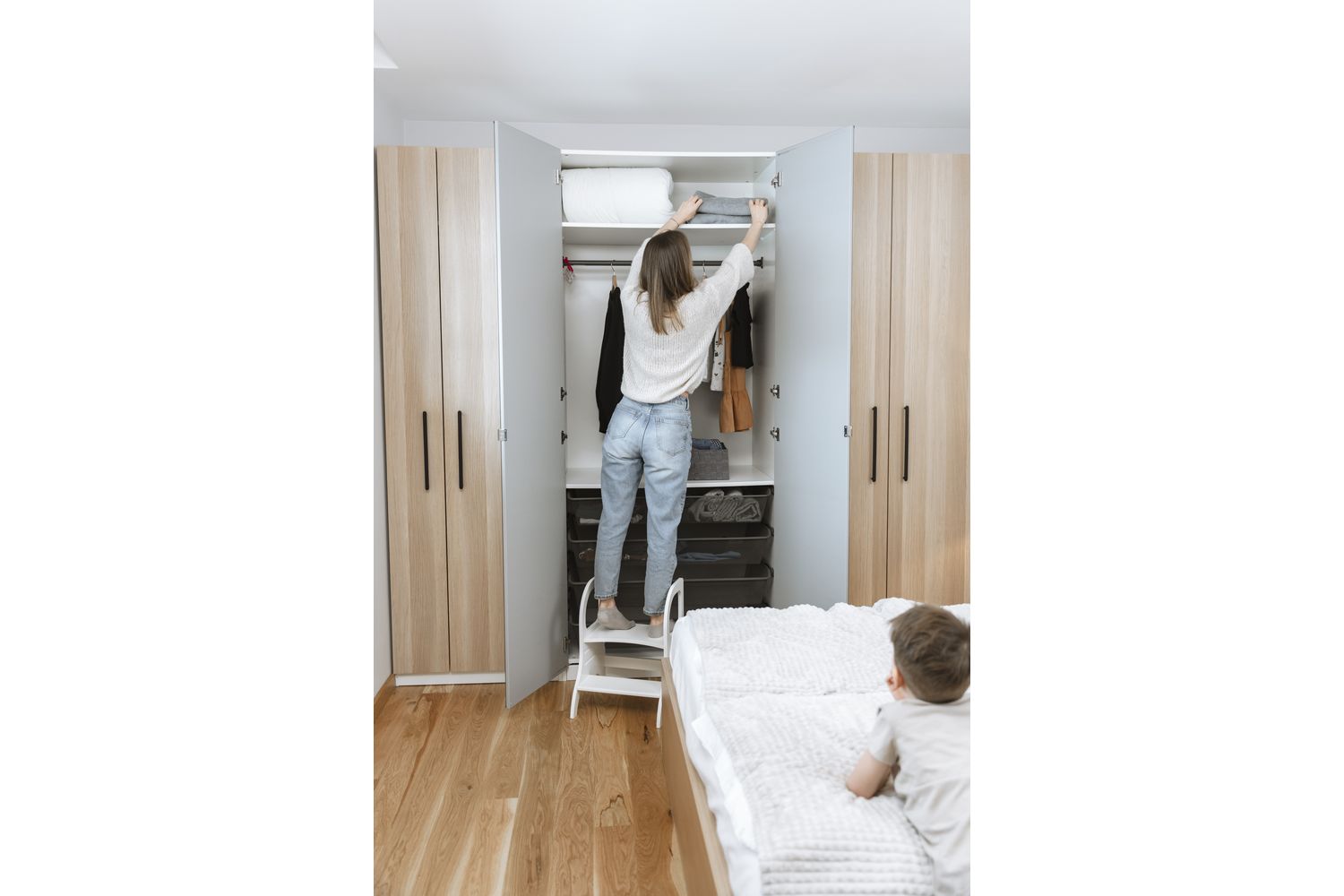 Ette Tete Adjustable Step Stool Miimo Black | Helper Tower | Wood | Adjustable Height-6