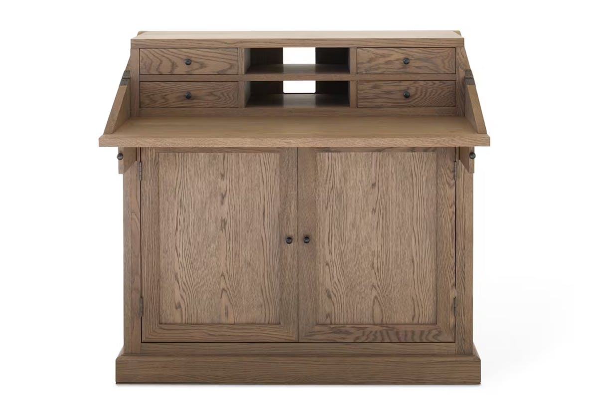 Monastery Grey Oil Desk & Cabinet-4