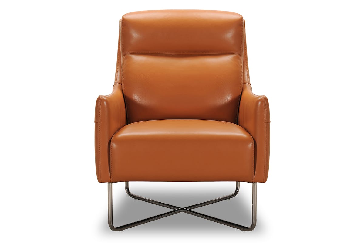 Wendy Accent Chair | Leather | Mustard