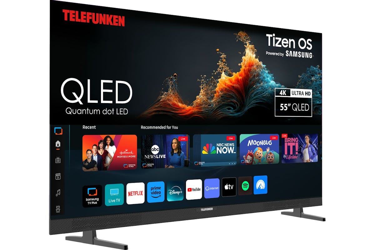 Telefunken 55" QLED 4K Soundbar Tizen OS Smart TV-2
