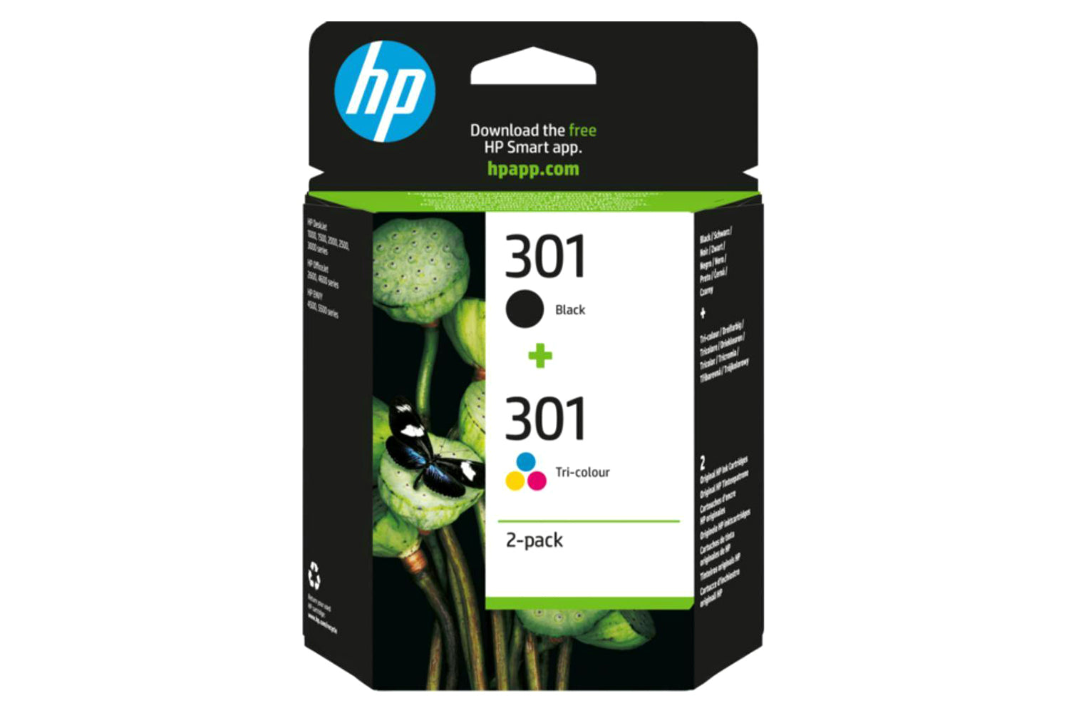 HP 301 Original Ink Cartridge | Pack of 2
