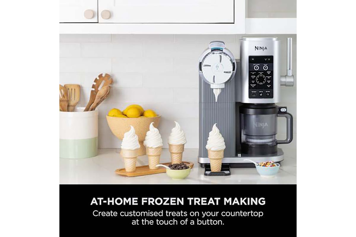Ninja Swirl by CREAMi 13-in-1 Soft Serve & Ice Cream Maker | NC701UK | Platinum Silver-13